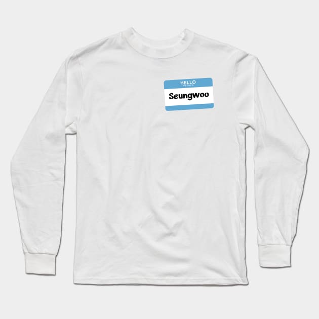 My Bias is Seungwoo Long Sleeve T-Shirt by Silvercrystal